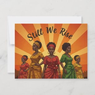 “Still We Rise” Juneteenth  Postcard