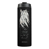 Still Wild at Heart Custom Name Black