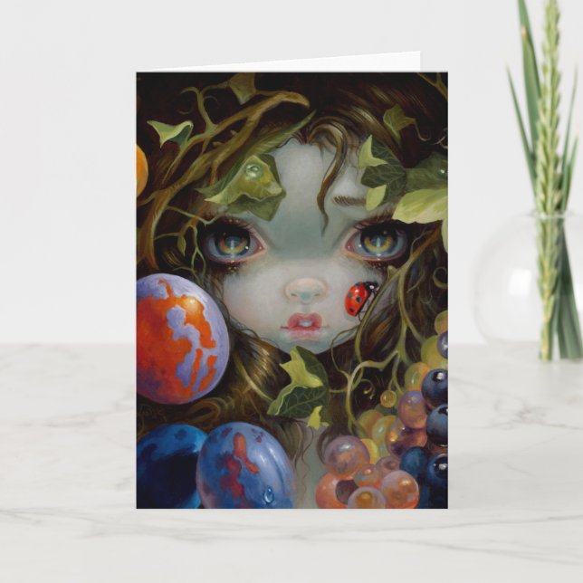 "Stilleven VIII: Lieveheersbeestje" Greeting Card (Front)