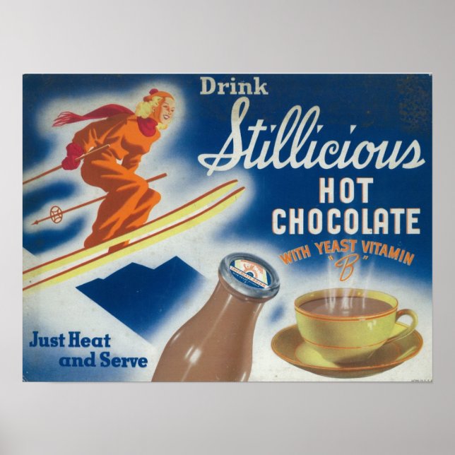 Stillicious Hot Chocolate Poster (Front)