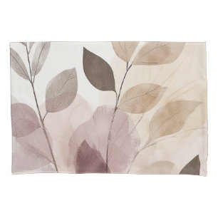Stillness in Motion Warm Minimalist Design Pillowcase