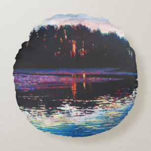 Stillness in the midst 2013 round cushion