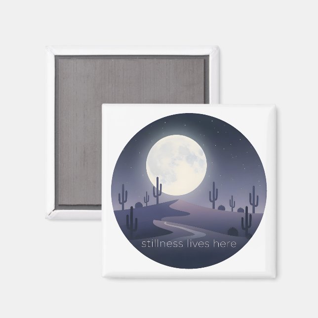 Stillness Lives Here Magnet (Front/Back)