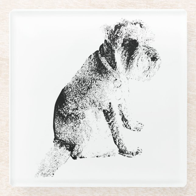 Stillness with Stance Glass Coaster (Front)