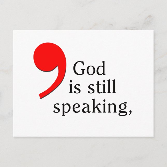 StillSpeaking Postcard (Front)