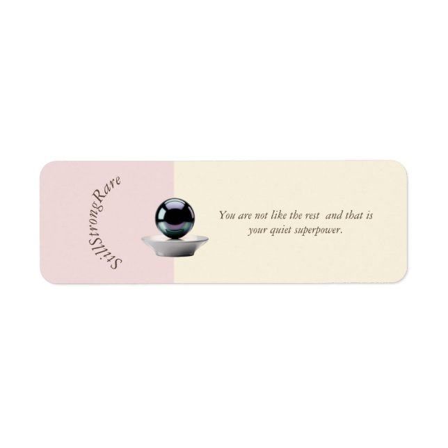  StillStrongRare Pastel Edition Return Address Label (Front)