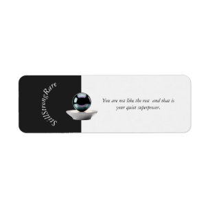 StillStrongRare Pearl Design Return Address Label