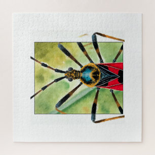 Stilt Bug 130724IREF119 - Watercolor Jigsaw Puzzle