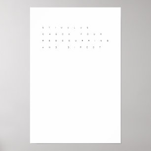 stimulus check four reoccurring & direct poster