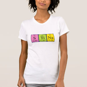 Stina periodic table name shirt