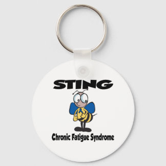 STING Chronic Fatigue Syndrome Key Ring