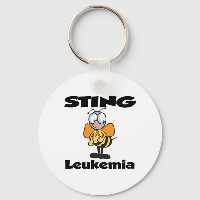 STING Leukaemia (orange) Key Ring (Front)