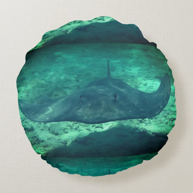 Sting Ray Round Cushion (Back)
