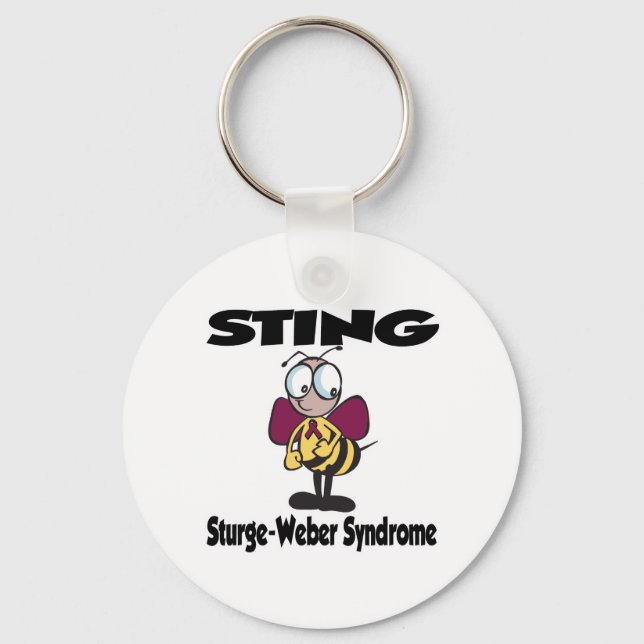 STING Sturge-Weber Syndrome Key Ring (Front)