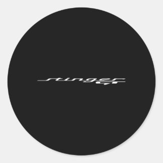 Stinger Gt Classic Round Sticker