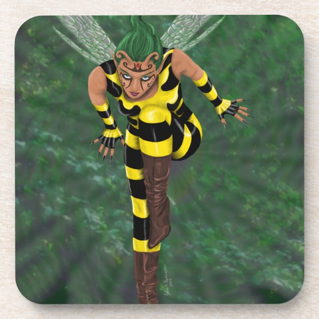 Stinger Square Coaster (Front)