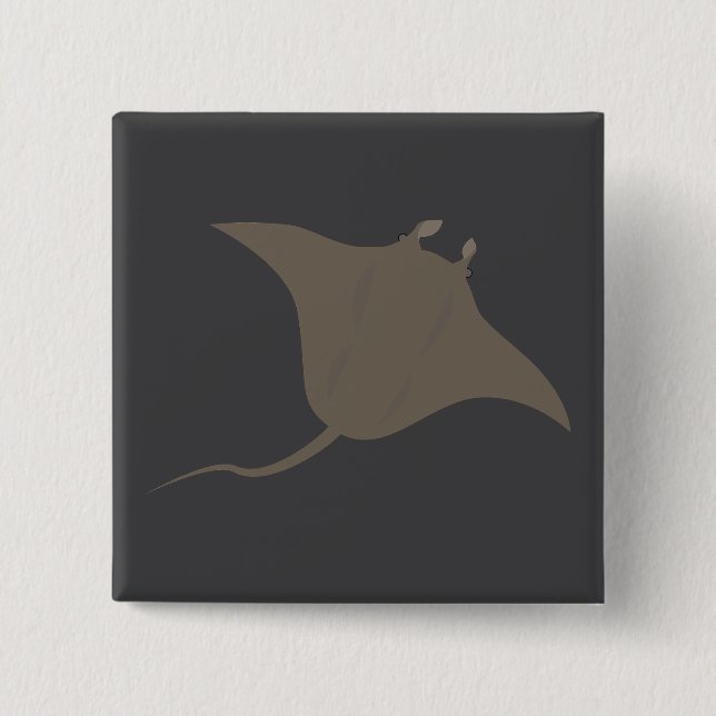 Stingray 15 Cm Square Badge (Front)