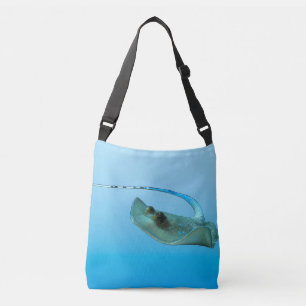 Stingray - Abstract Design - Cut out of a photo Crossbody Bag