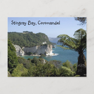 Stingray Bay, Coromandel Postcard