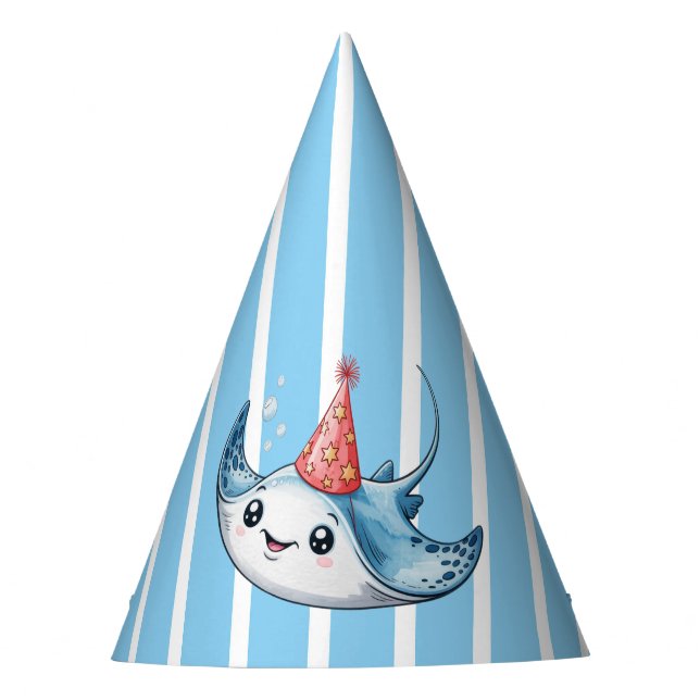 Stingray Birthday Party  Hat (Front)