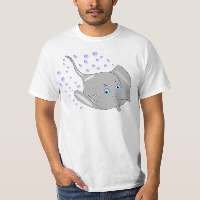 stingray cartoon T-Shirt (Front)