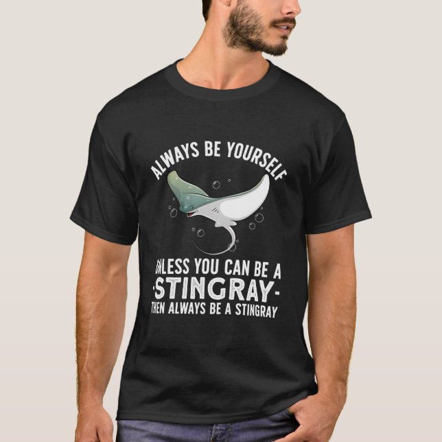 Stingray For Sea Creature Stingray T-Shirt (Front)