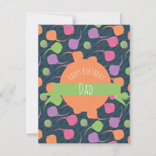 Stingray Happy Birthday Dad Father Grandpa  Card