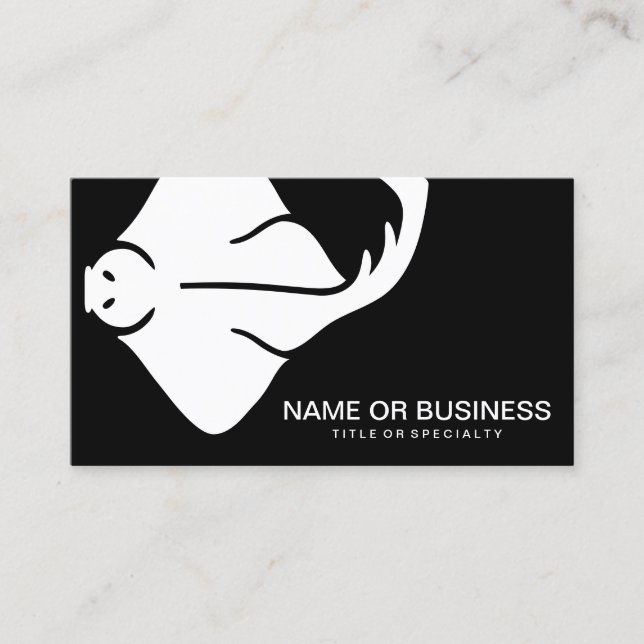 stingray icon business card (Front)