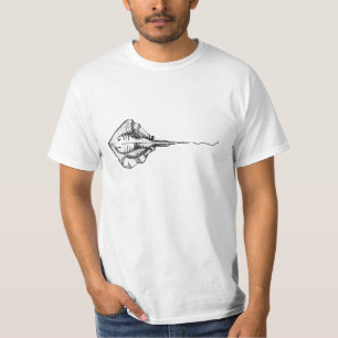 Stingray Illustration T-Shirt