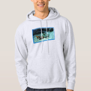 Stingray in motion - Photographic design Hoodie