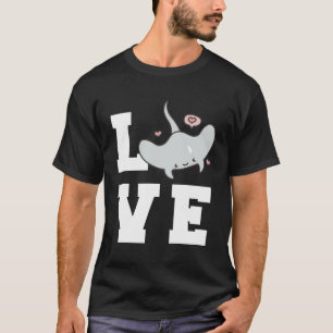 Stingray Love Ocean Adventure Manta Ray Diving Vac T-Shirt
