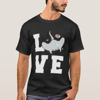 Stingray Love Ocean Adventure Manta Ray Diving Vac T-Shirt