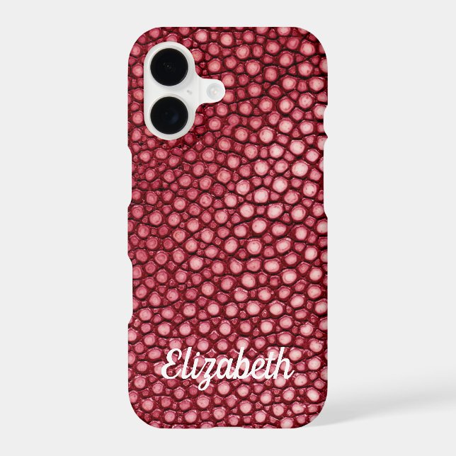 Stingray Red Personalised (Back)