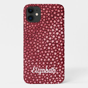 Stingray Red Personalised iPhone 11 Case