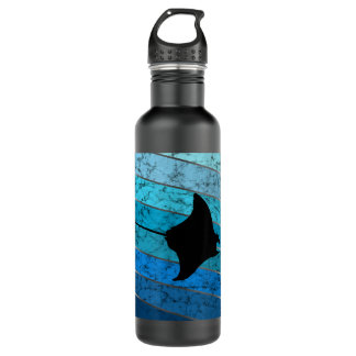 Stingray Retro Vintage Ocean Water Animal Manta Ra 710 Ml Water Bottle