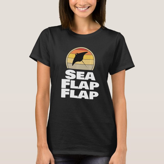 Stingray Sea Flap Flap Manta Tee Ray (Front)
