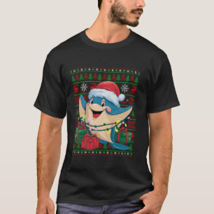 Stingray Xmas Lights Ugly Santa Hat Stingray Chris T-Shirt