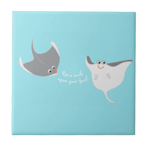 Stingrays Ceramic Tile