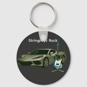 Stingrays Rock Key Ring