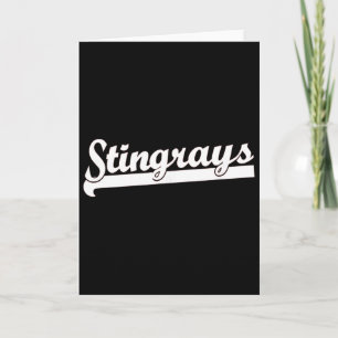 Stingrays Swimming Sketll Soccer T-ll Footll Team  Card