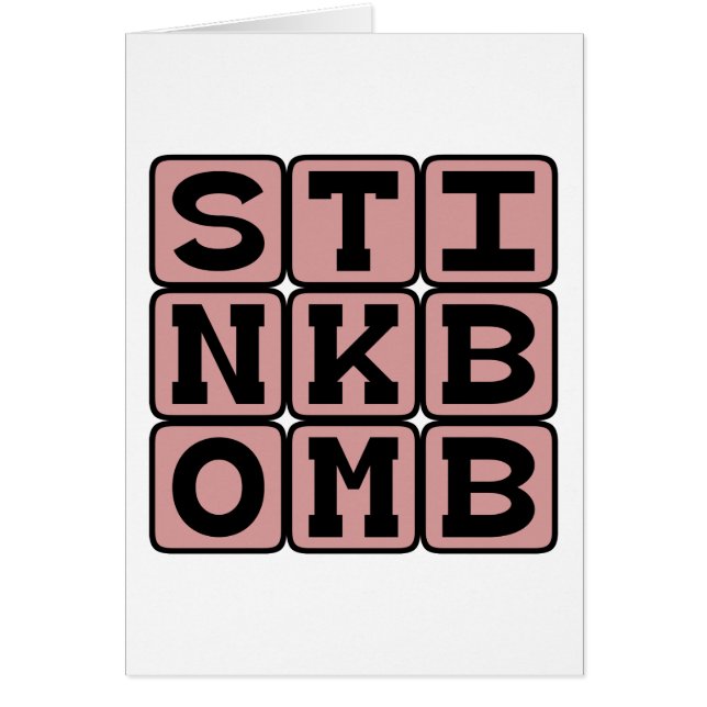 Stink Bomb, Smelly Prank (Front)