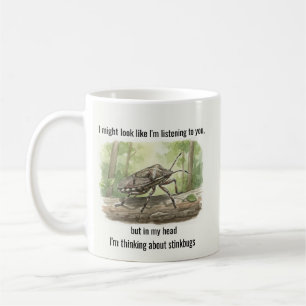Stink Bug Gifts Funny Brown Marmorated Stinkbug Coffee Mug