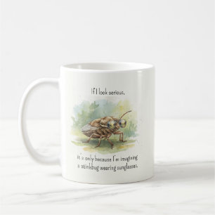 Stink Bug Gifts Funny Brown Marmorated Stinkbug Coffee Mug