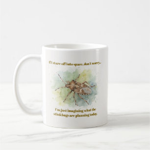Stink bug Gifts Funny Brown Marmorated Stinkbug Coffee Mug