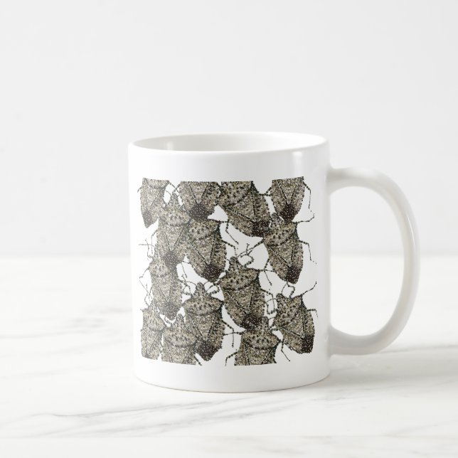 Stink Bugs bedazzled Coffee Mug (Right)