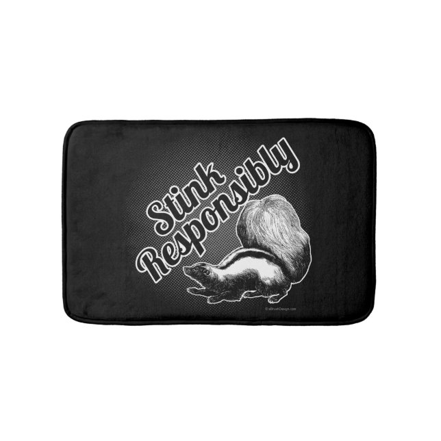 Stink Responsibly Bathroom Mat (Front)