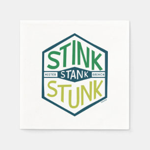 Stink Stank Stunk Badge Napkin