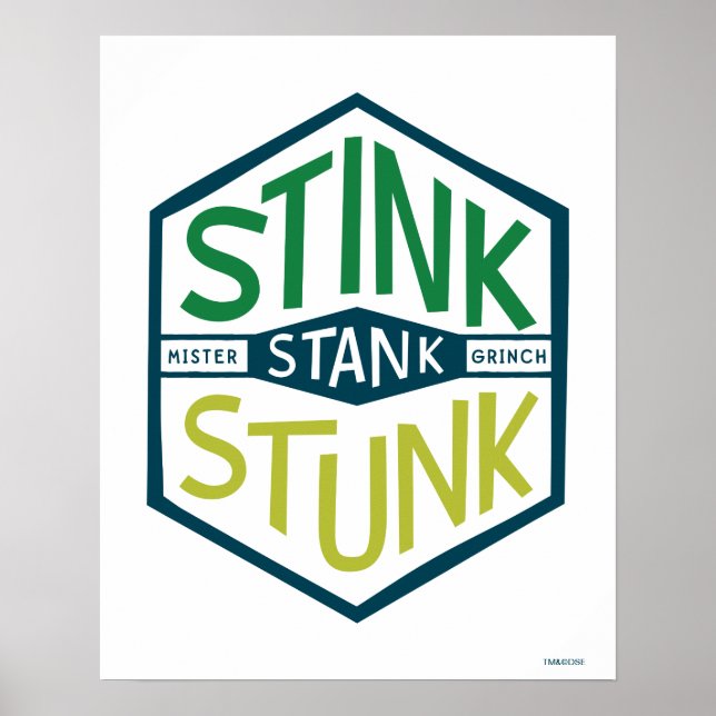 Stink Stank Stunk Badge Poster (Front)