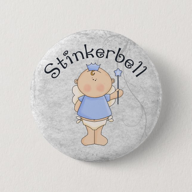 Stinkerbell 6 Cm Round Badge (Front)