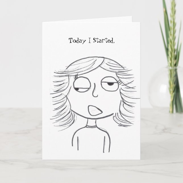 Stinkeye Diet greeting card (Front)